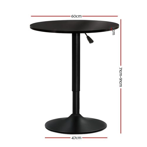 Black bar table