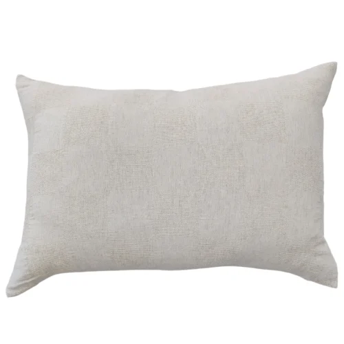 Chartres Jacquard Linen Cotton Cushion 40x60cm Lumbar