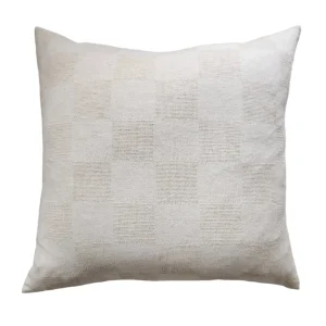 Chartres Jacquard Linen Cotton Cushion 55cm Square