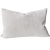 Ellie Herringbone Cushion 40x60cm Lumbar - Cream White