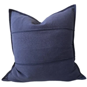 Eveleigh Stonewashed Linen Cotton Cushion 55cm Square