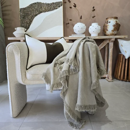 French linen throw