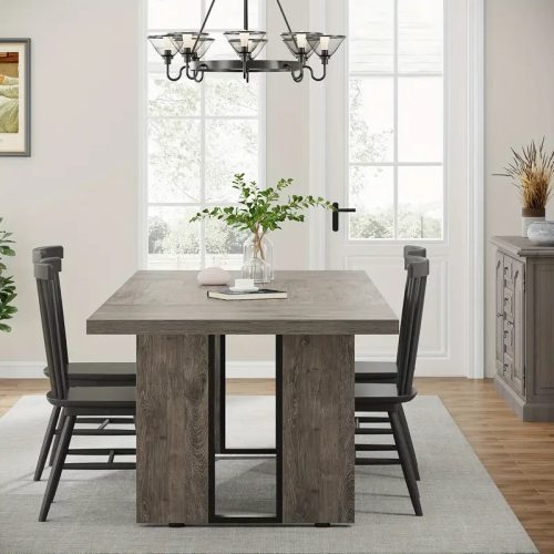 Industrial dining table