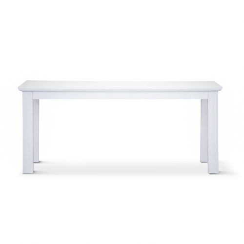 Laelia Dining Table 220cm Solid Acacia Timber Wood Coastal Furniture - White