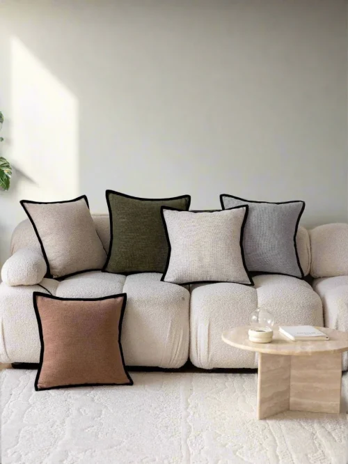 Modern accent pillow