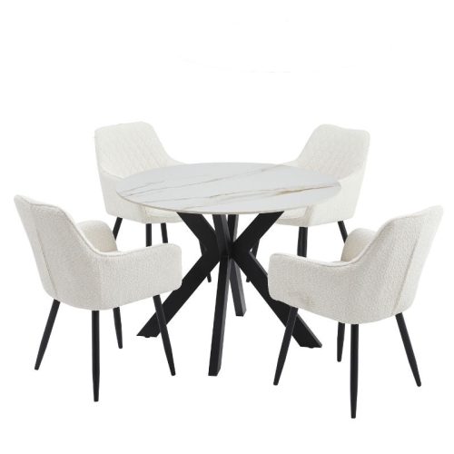 Modern round dining table