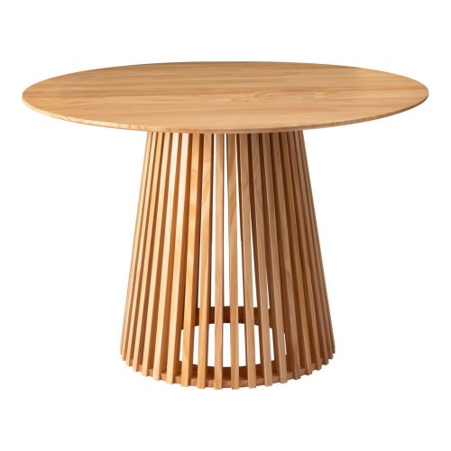 Natural wood dining table