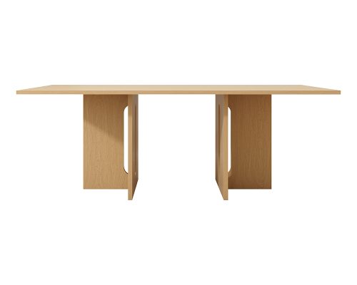 Oak melamine dining table