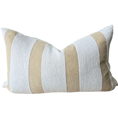 Palma Corduroy Cushion 40x60cm Lumbar - Off White