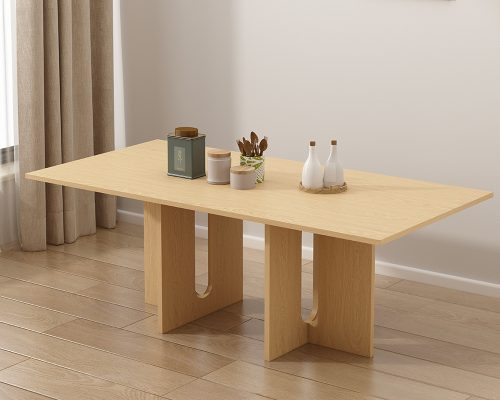 Rectangular dining table