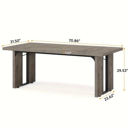 Rectangular dining table