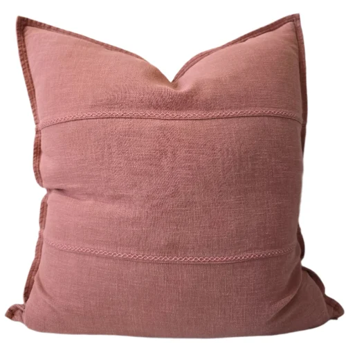 Rose pink cushion