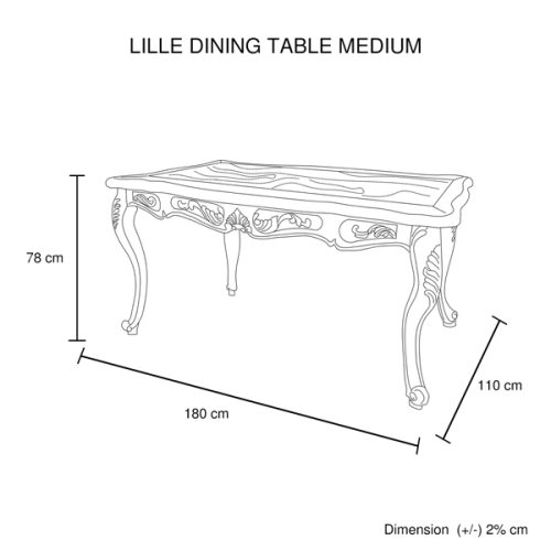 Scandinavian dining table