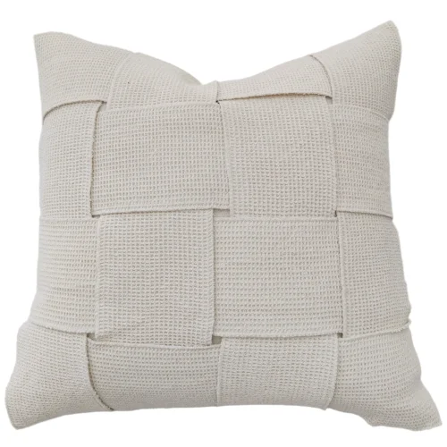 Shabby Chic Linen Cotton Cushion 55cm Square