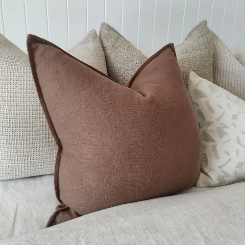 Soft Linen Blend Cushion