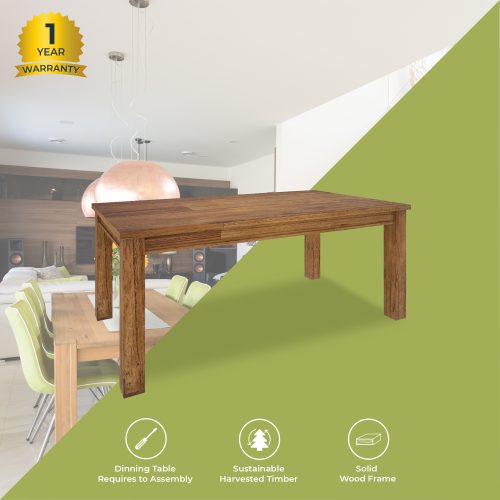 Solid mountain ash wood table