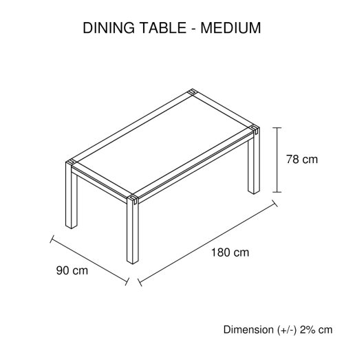 Stylish dining table