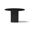 Tate 4 Seater Black Column Dining Table