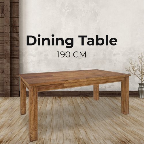 Solid wood dinner table