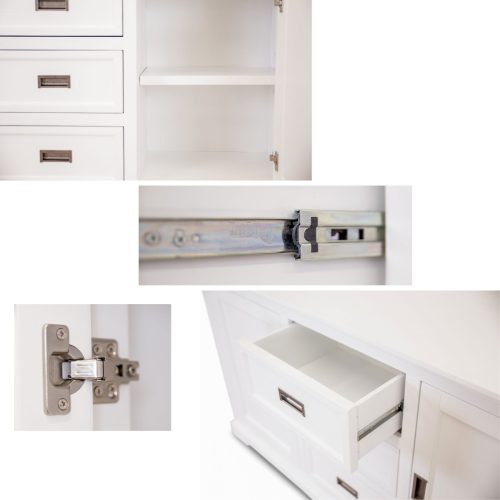 White Buffet Table