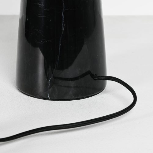 White shade table lamp