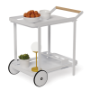 Imola Outdoor Bar Cart - White