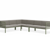 Seville Config C Corner Sofa - Eucalyptus Green - Outdoor