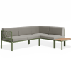 Seville Config G Corner Sofa - Eucalyptus Green - Outdoor