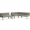 Seville Config J Corner Sofa - Eucalyptus Green - Outdoor