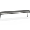 Roku Bench 190cm - Outdoor - Matte Charcoal