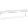 Roku Bench 190cm - Outdoor - Matte White