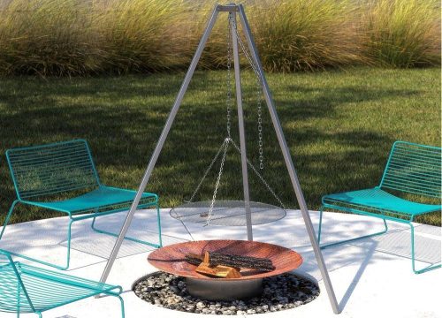 tripod cooking stand