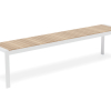 Vydel Bench Seat - Outdoor - 190cm - Teak - White