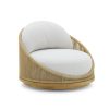 Avoca Outdoor Sofa – 1 Seater Swivel – Natural