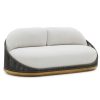 Avoca Outdoor Sofa – 2 Seater – Ebony