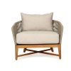Bronte Outdoor Sofa – 1 Seater – Light Grey