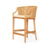 Kingston Counter Stool – By Serrata Living – Natural or Dark Brown