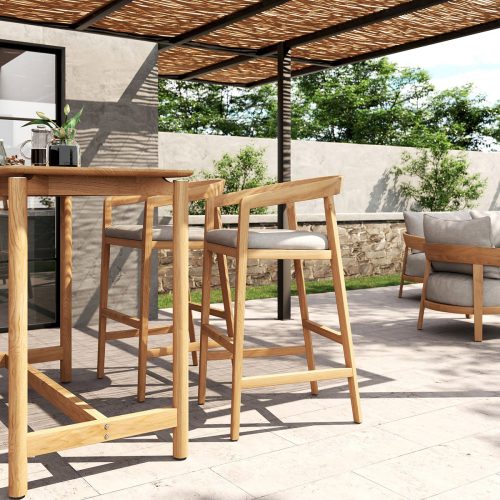 Modern wooden stool