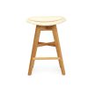 Oceanic Outdoor Backless Counter Stool – White