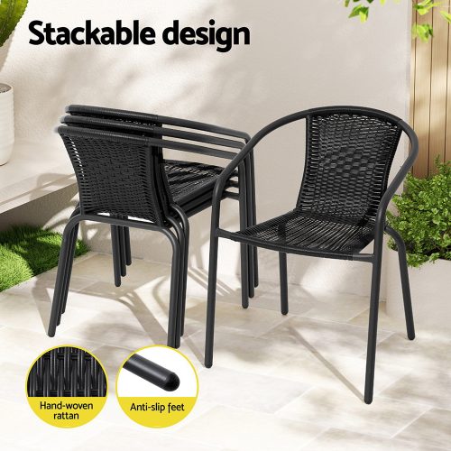 Space-saving outdoor chairs