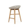 Taylor Backless Counter Stool – Indoor/Outdoor – Grey/White
