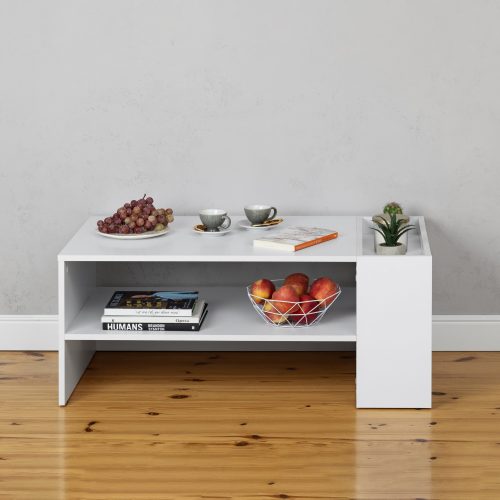 White coffee table