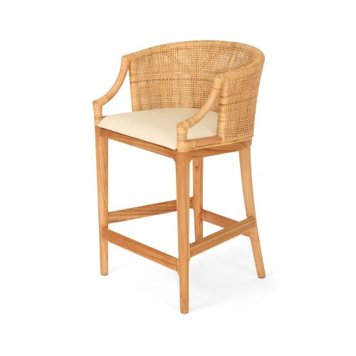 Wooden counter stool