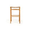 Zen Backless Bar Stool – Washed Grey