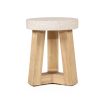 eTerrazzo Elkstone Stool – Ivory Coast with Ivory Washed Legs
