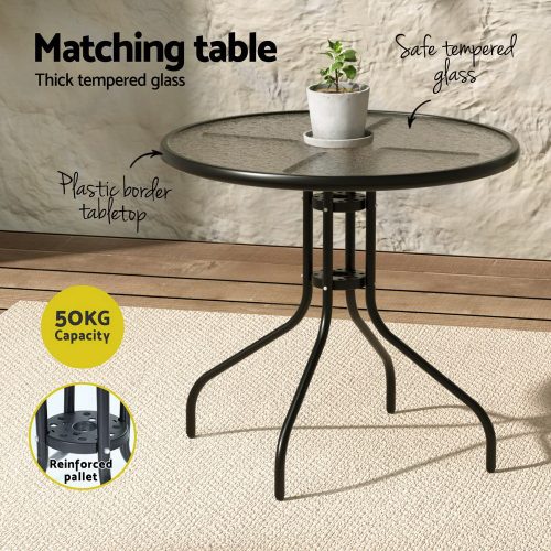 metal dining set