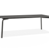 Roku Dining Table 220cm - Outdoor - Matte Charcoal