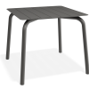 Roku Dining Table 90cm - Outdoor - Matte Charcoal