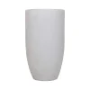Cancun Round Planters - White Speckle