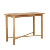Cannes Rectangular Bar Table - Natural Teak